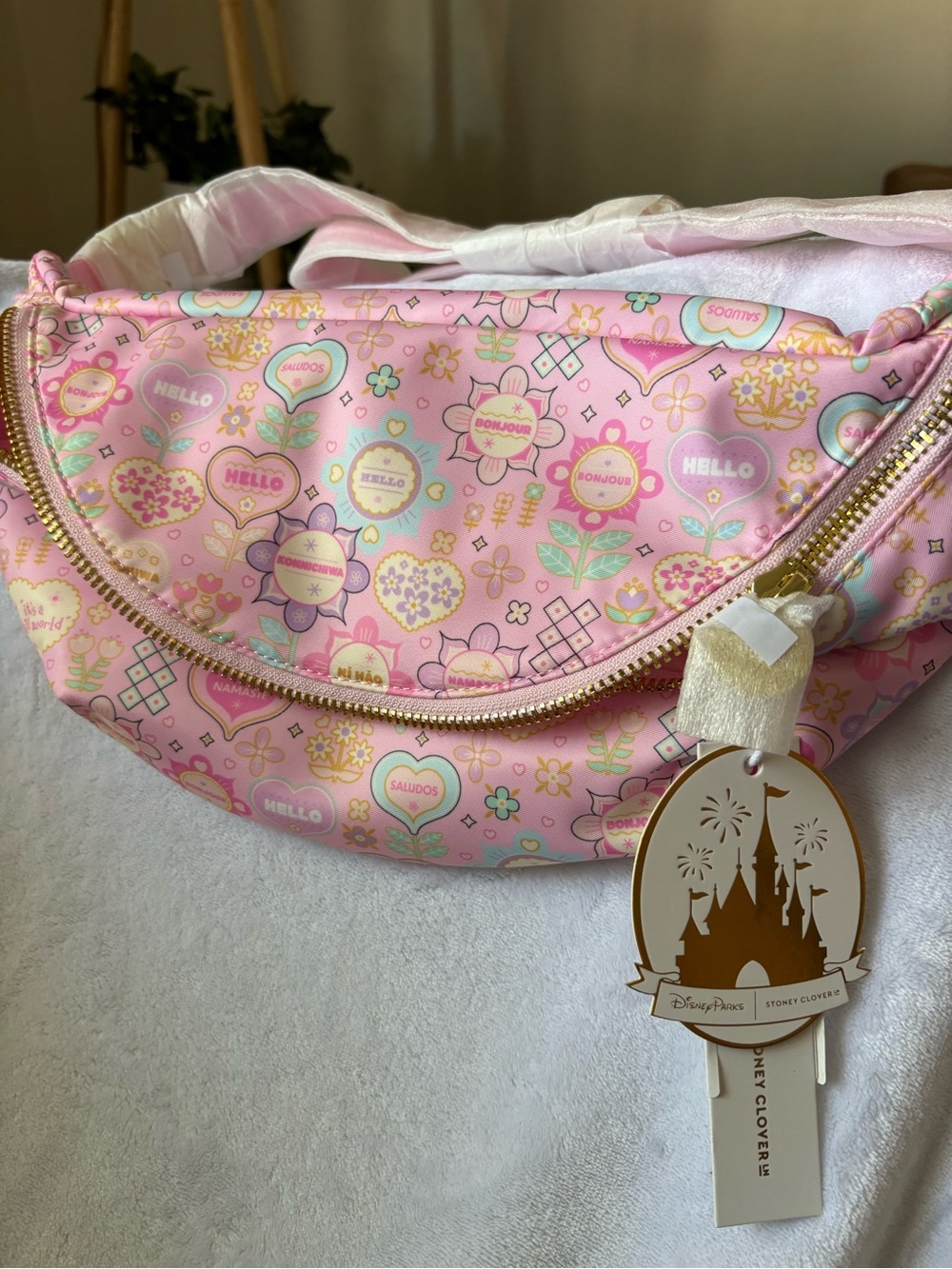 Stoney Clover Lane +Disney It’s a small world Jumbo Fanny pack